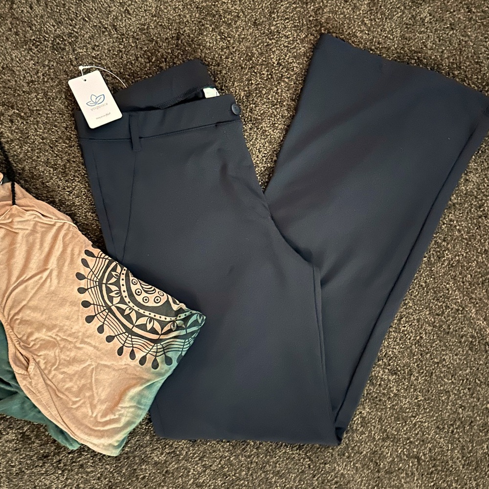 Yoga dress pants (navy blue)